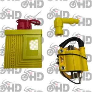 bobina bujia y c.d.i redondo color amarillo