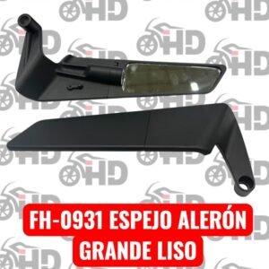 espejo aleron grande liso