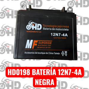 bateria 12n7 4a negro
