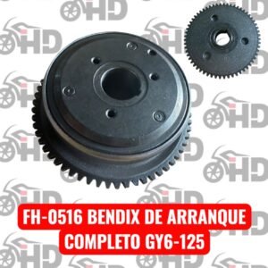 bendix arranque completo gy6 125